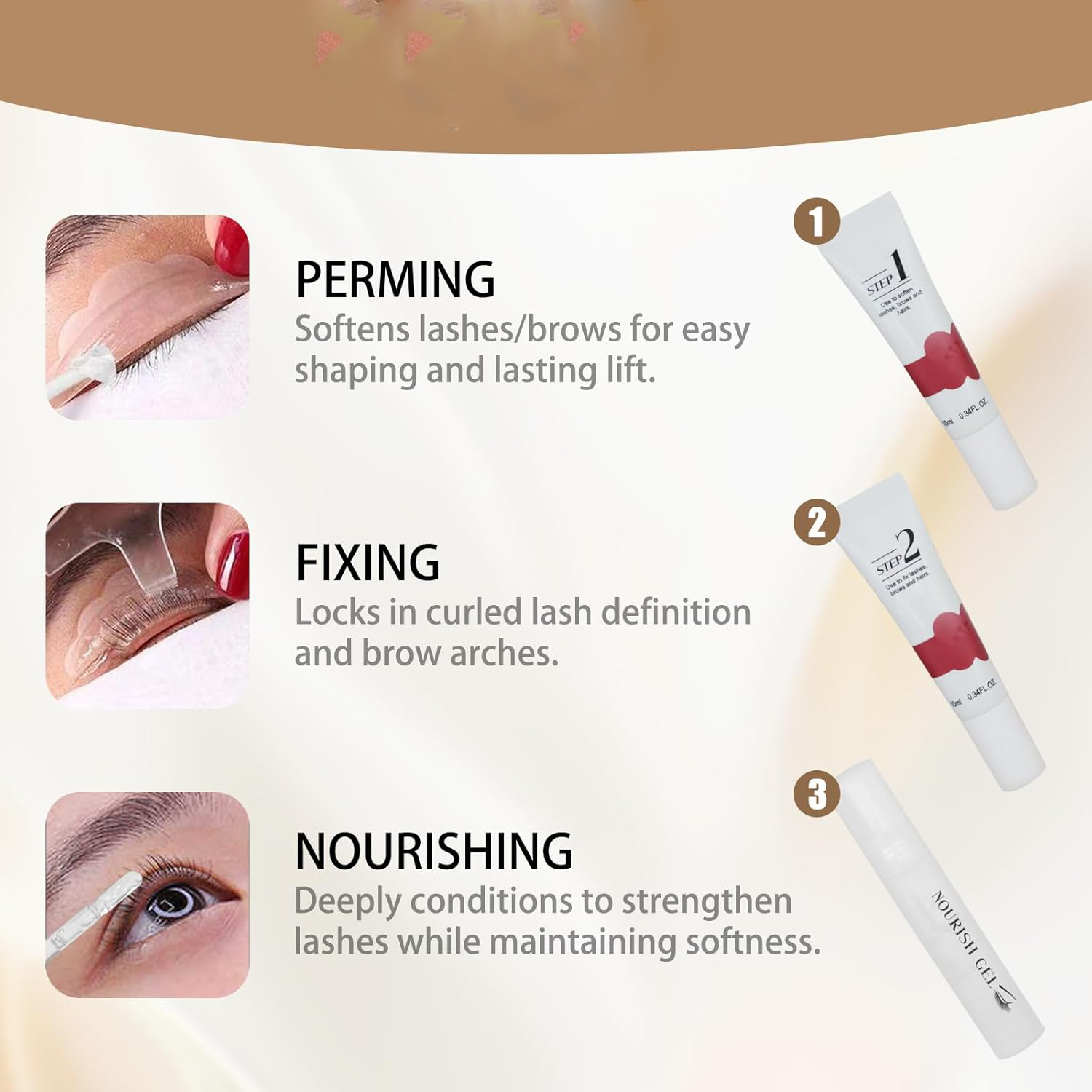 Kamelya Sisteamin Kore Tipi Yapıştırıcısız Kirpik Lifting Kiti  60 gün - 10 Dakikada İşlem 722964