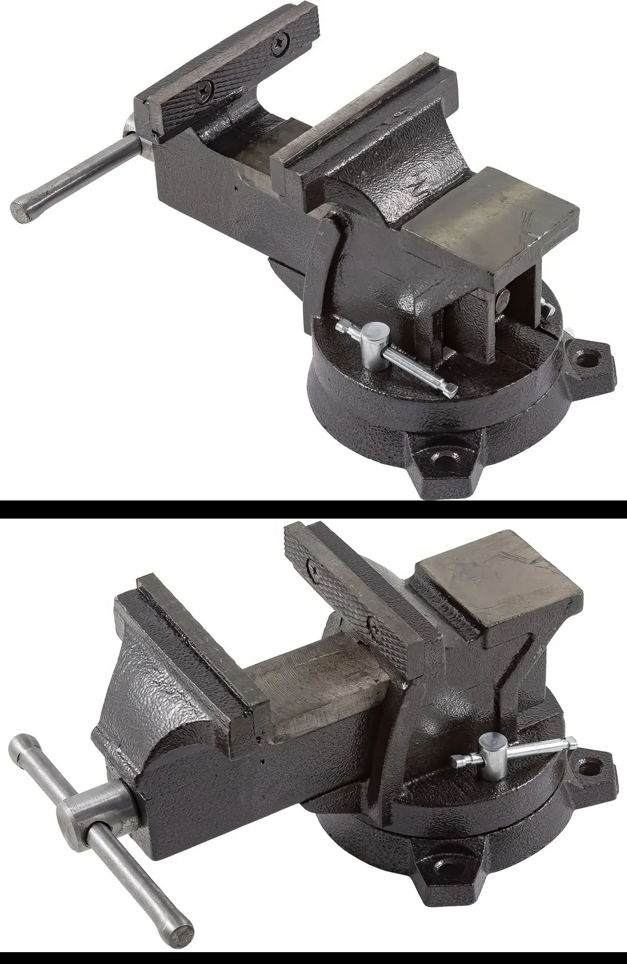 Hardware Professional 200 mm Ağır Hizmet Tipi 360° Döner Tabanlı Masa Mengenesi 722972