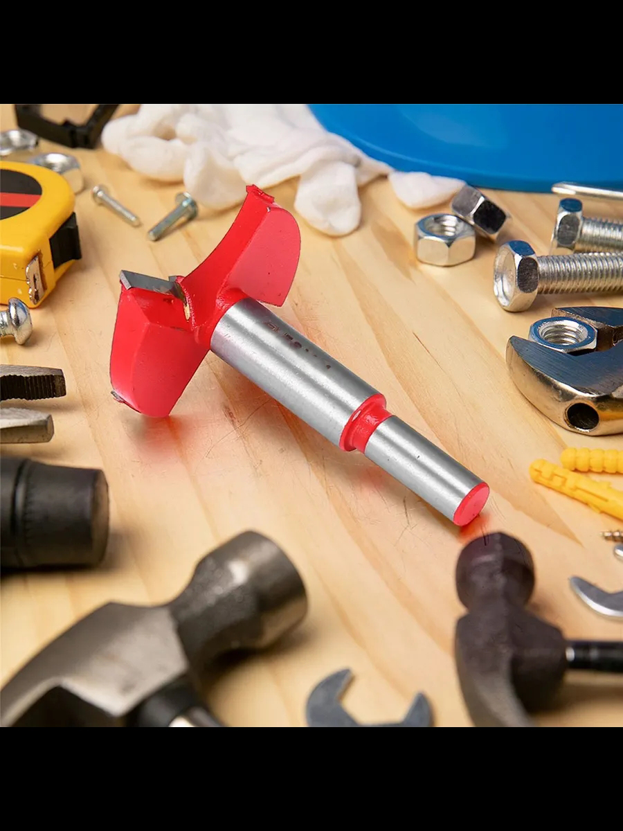 60 MM Ahşap Menteşe Yuvar Teri Açma Ahşap Delme Matkap Ucu 1 cm Şaft 722979