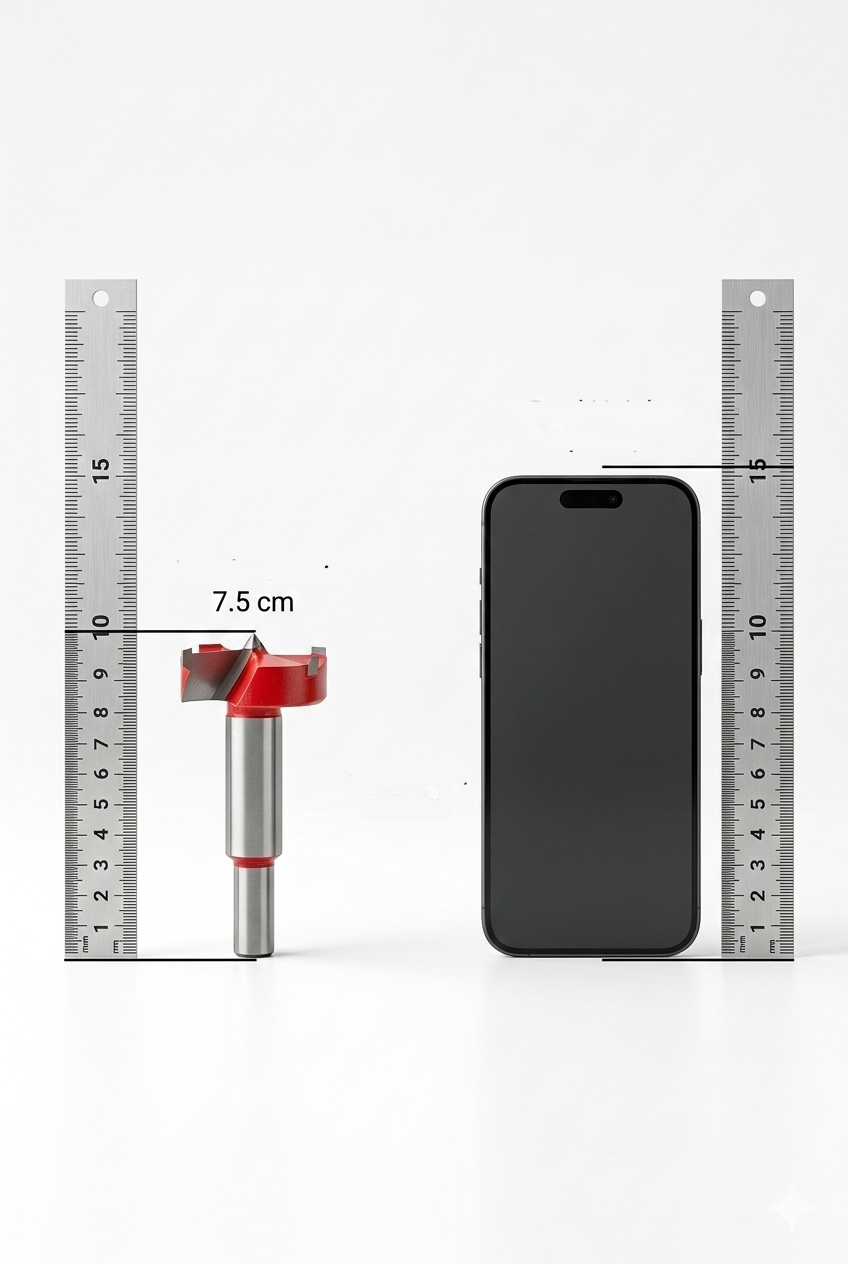 Pro-Series: 5’li Ahşap Menteşe Yuva Açma ve Hassas Delik Panç Seti - Karl Edition 722981