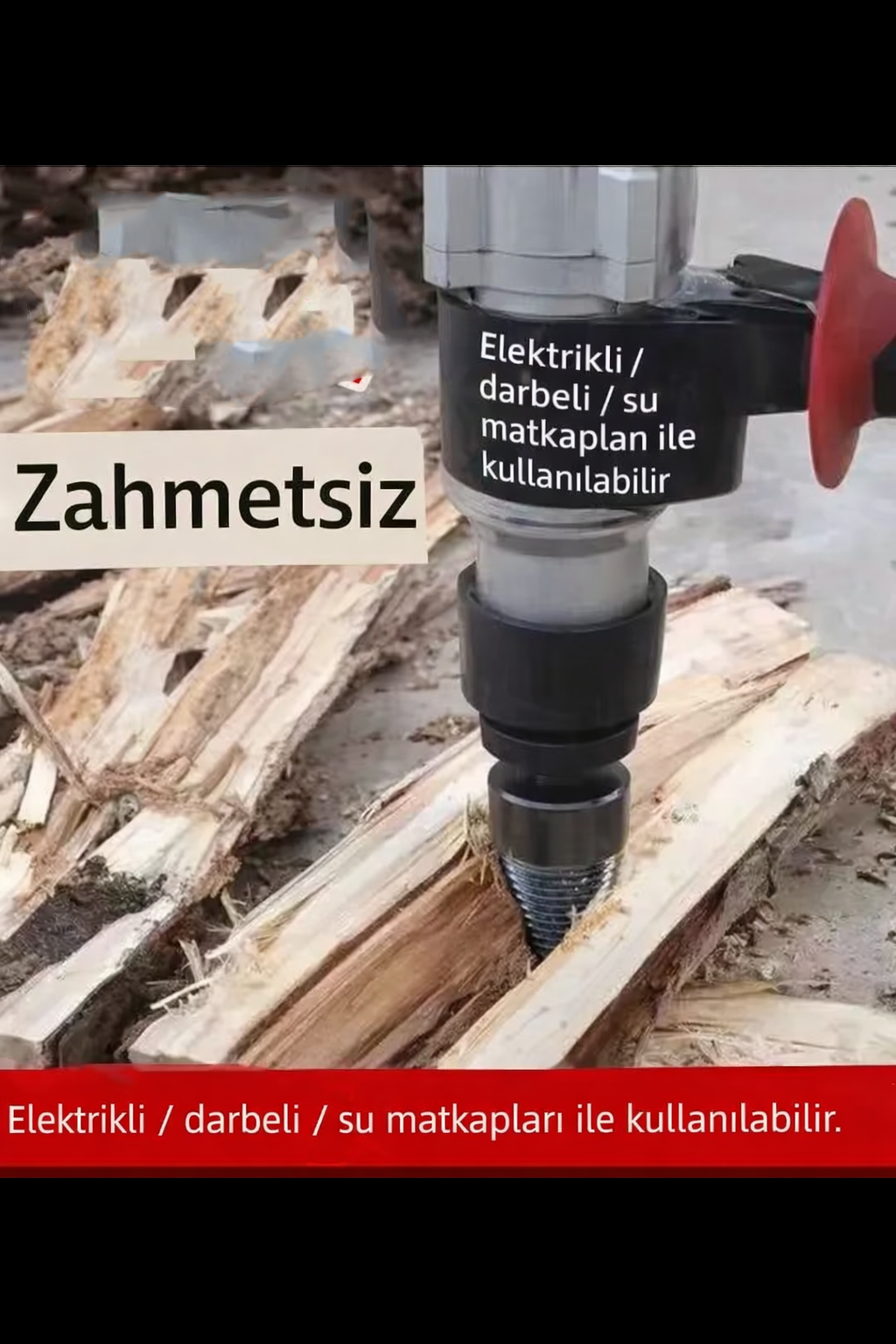 Weber Serisi: 6 Parçalı Profesyonel Çelik Odun Yarma Ahşap Ayırma ve Matkap Ucu Seti 722982