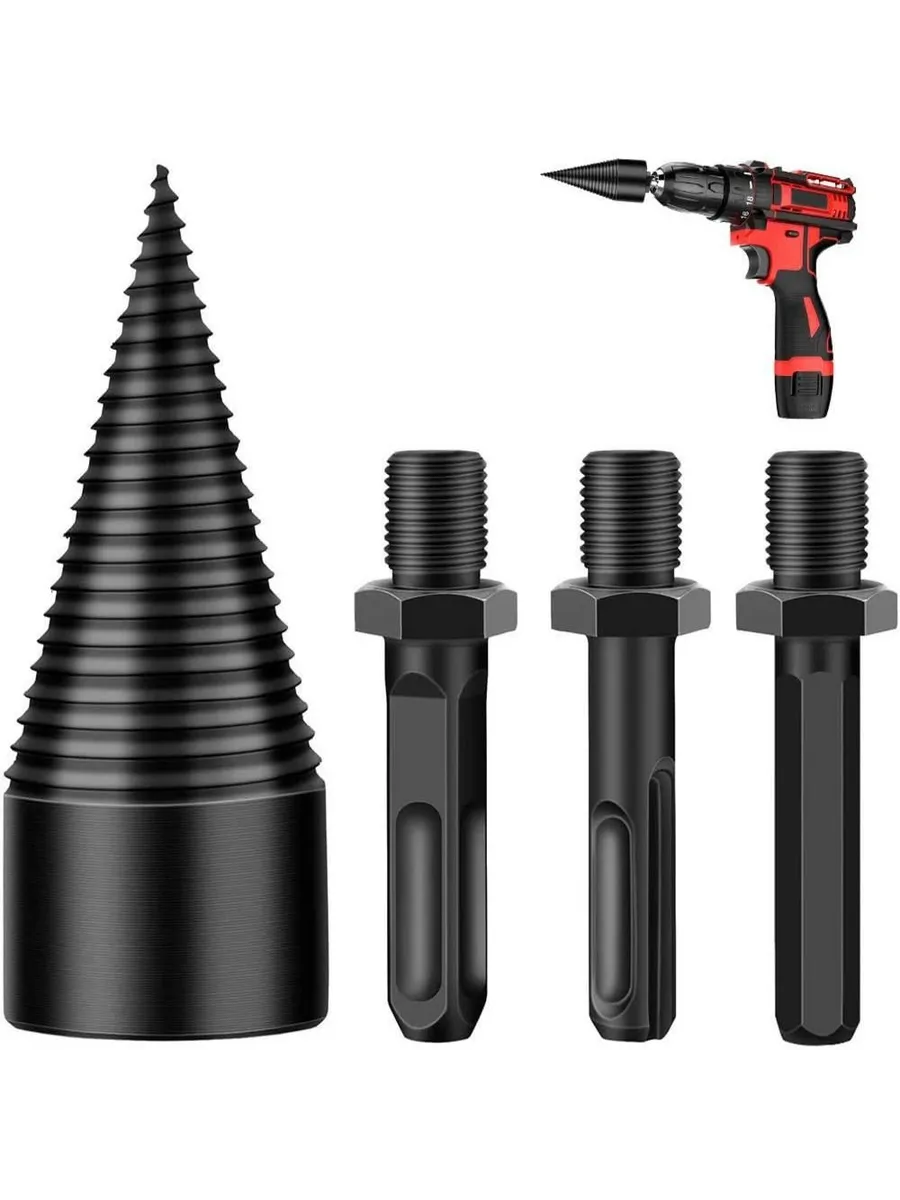 Weber Serisi: 6 Parçalı Profesyonel Çelik Odun Yarma Ahşap Ayırma ve Matkap Ucu Seti 722982