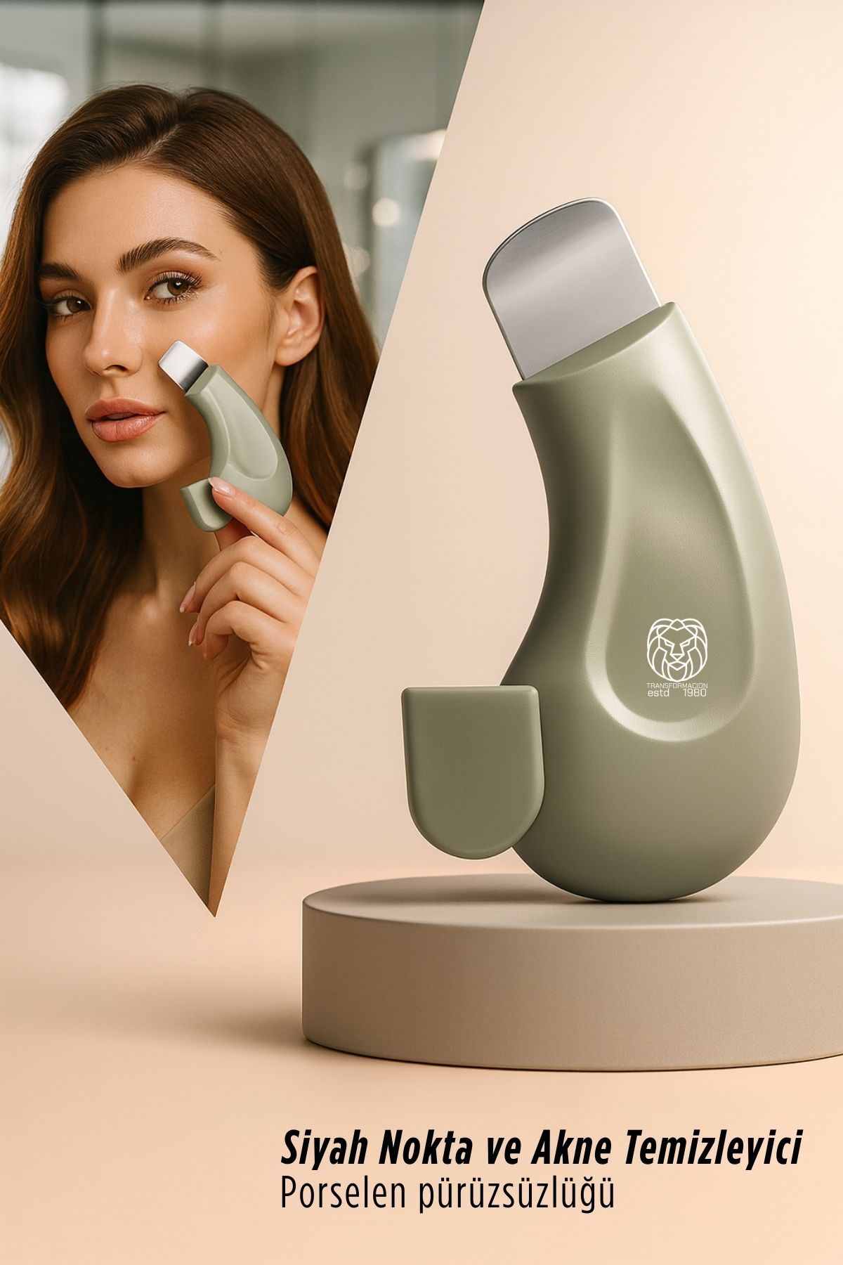 Siyah Nokta ve Akne Temizleyici Cilt Bakım Gözenek Sıkılaştırıcı Spatula 722907