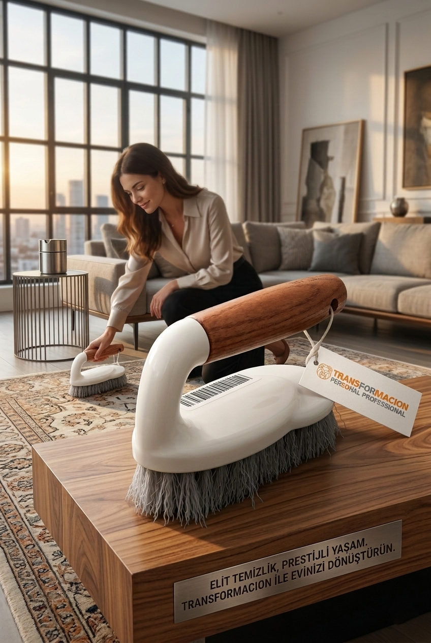 Masif Ahşap Saplı Bristol Kıllı Profesyonel Halı ve Genel Temizlik Fırçası 722950