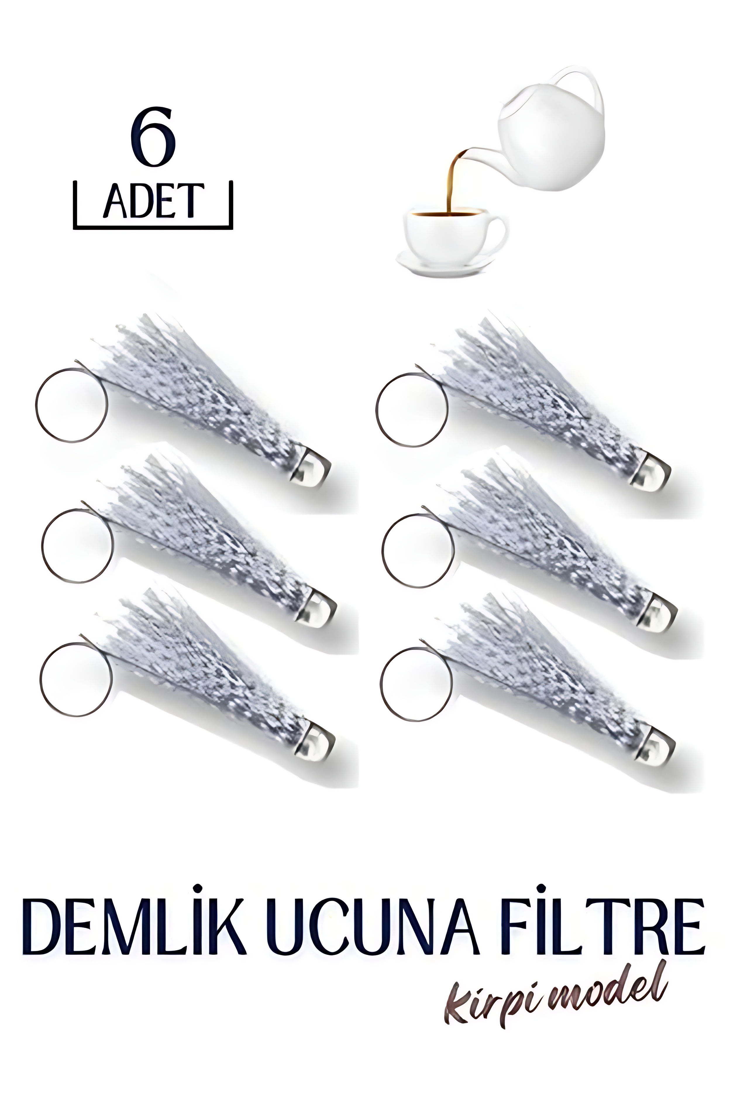 Demlik Ucuna Pratik Filtre 6 Adet 718918