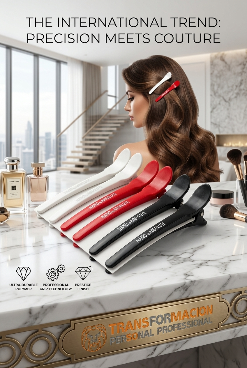 Polimer Kuaför Saç Klips Seti 6'lı Absolute Profesyonel 722997