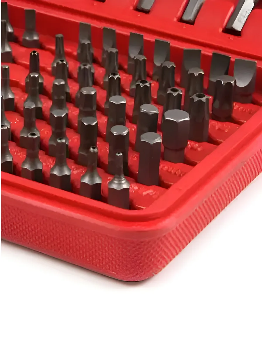 100 Parça Profesyonel CR-V Bits Uç Tornavida Seti 723005