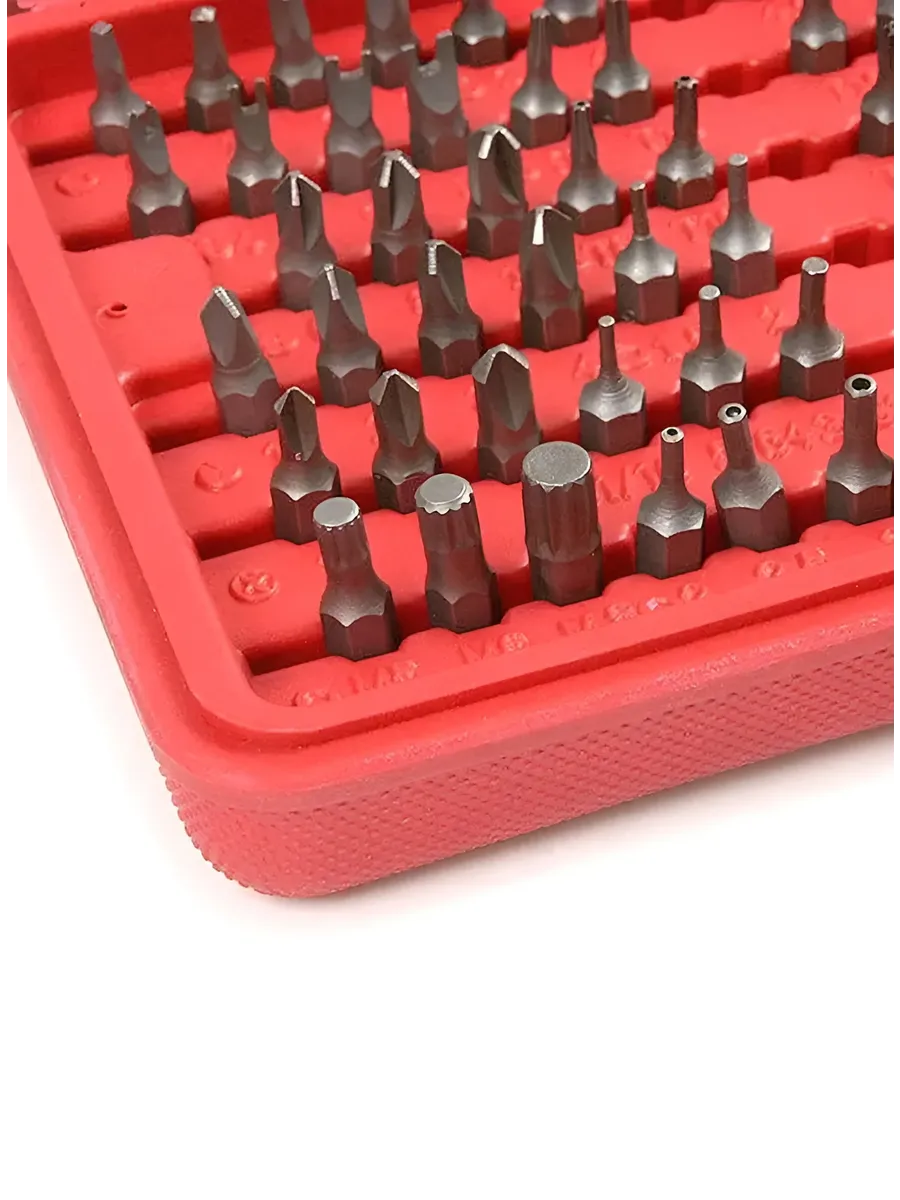 100 Parça Profesyonel CR-V Bits Uç Tornavida Seti 723005