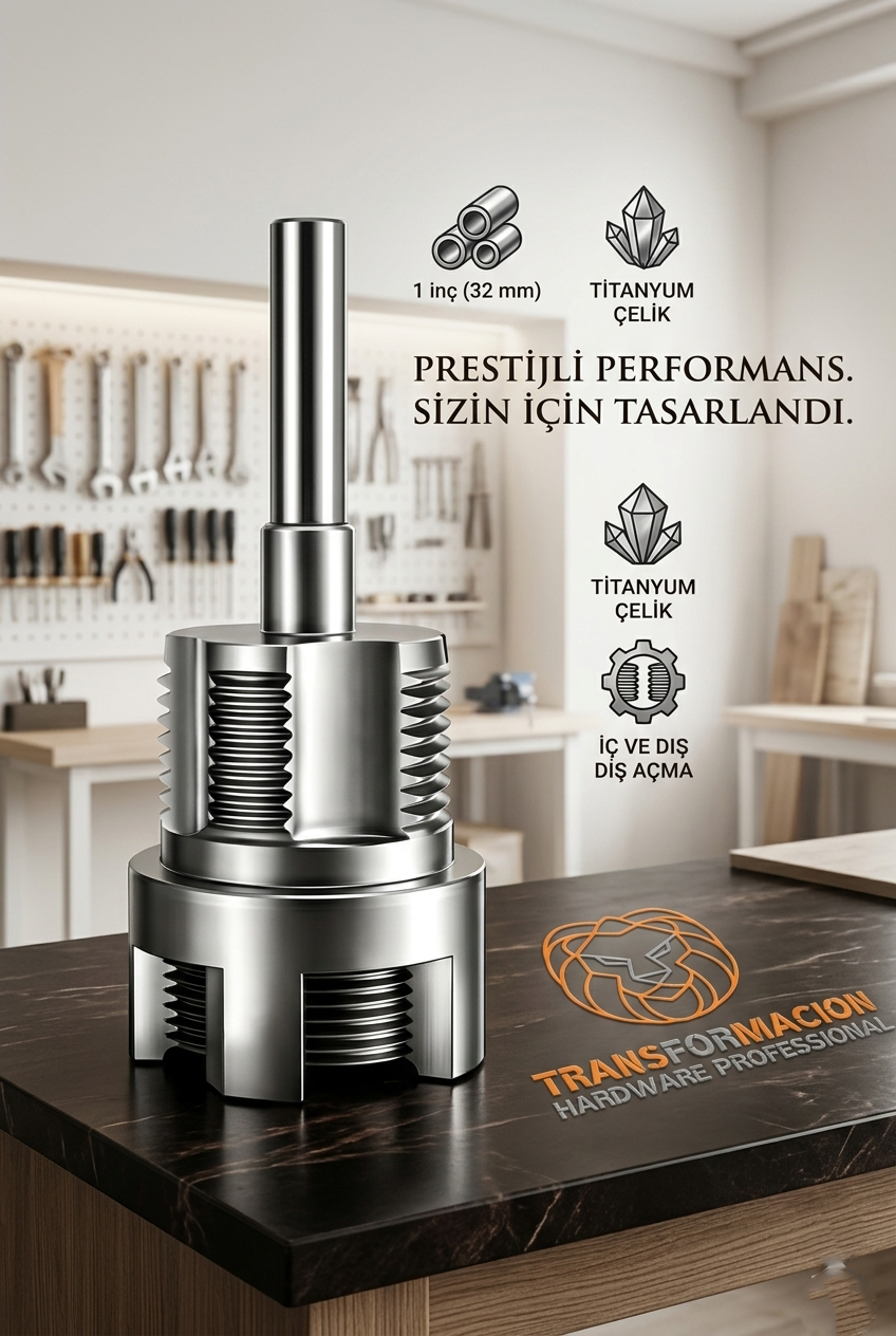 Profesyonel Titanyum PPRC PVC Boru Diş Açma Aparatı – 1