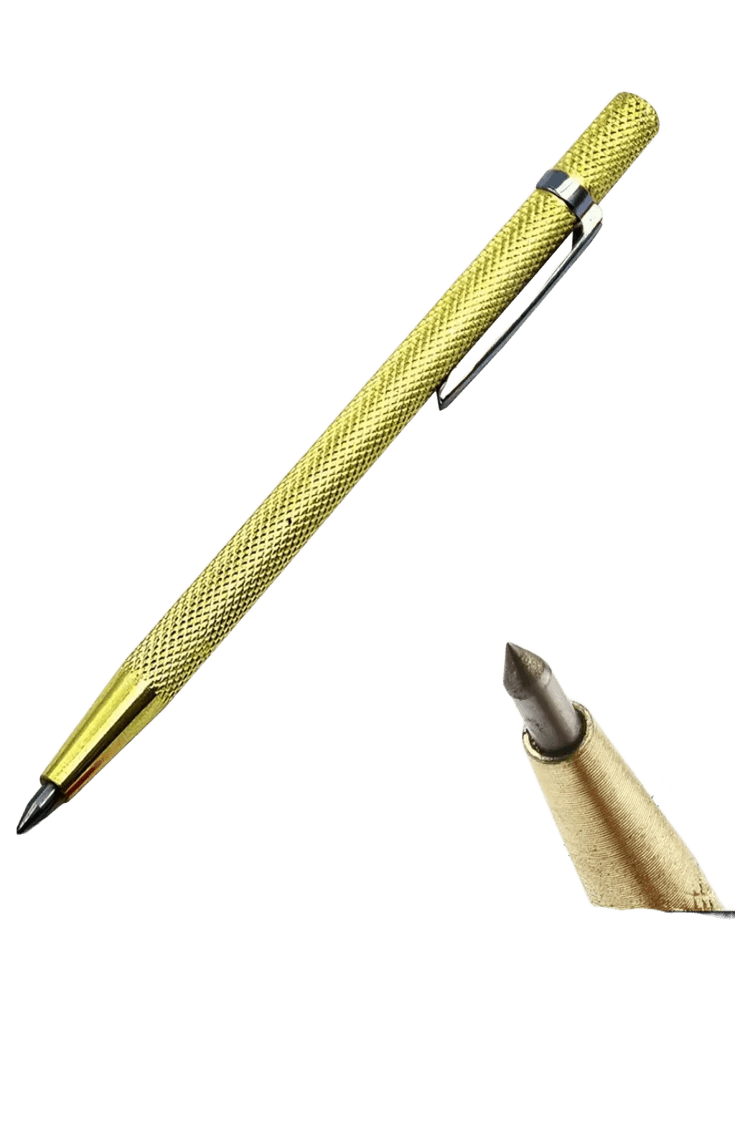  Tungsten Karbür Uçlu Profesyonel Metal Çizici Kalem METAL ÇİZME KALEMİ  723029