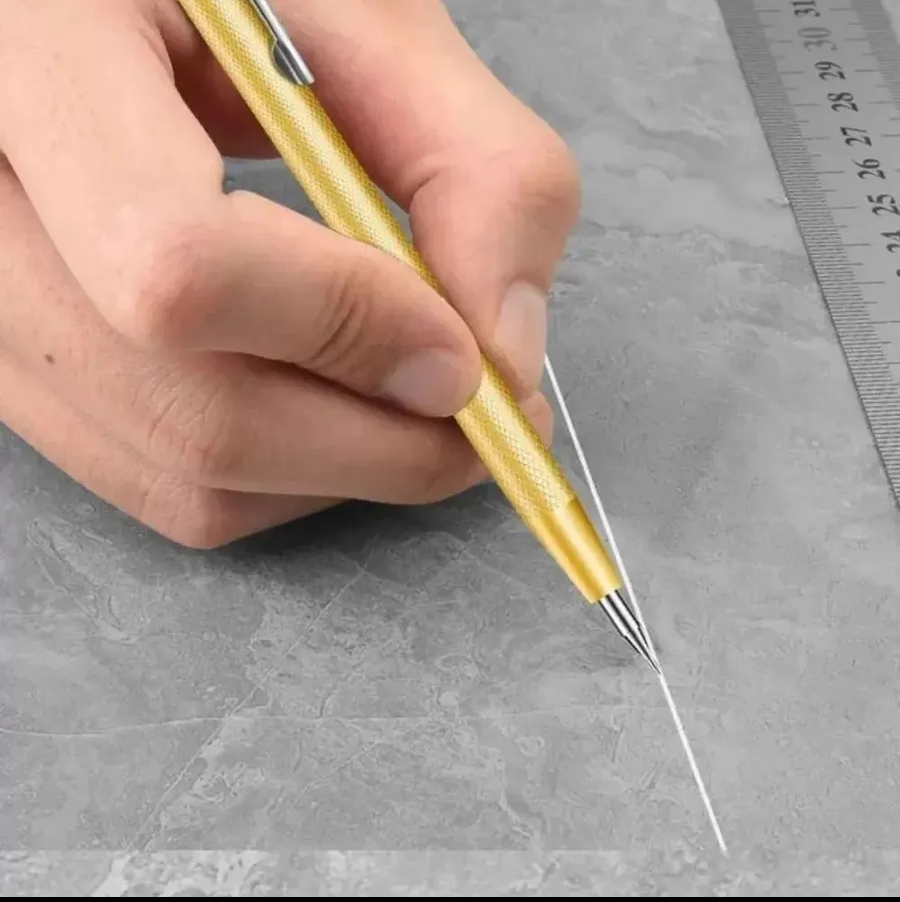  Tungsten Karbür Uçlu Profesyonel Metal Çizici Kalem METAL ÇİZME KALEMİ  723029