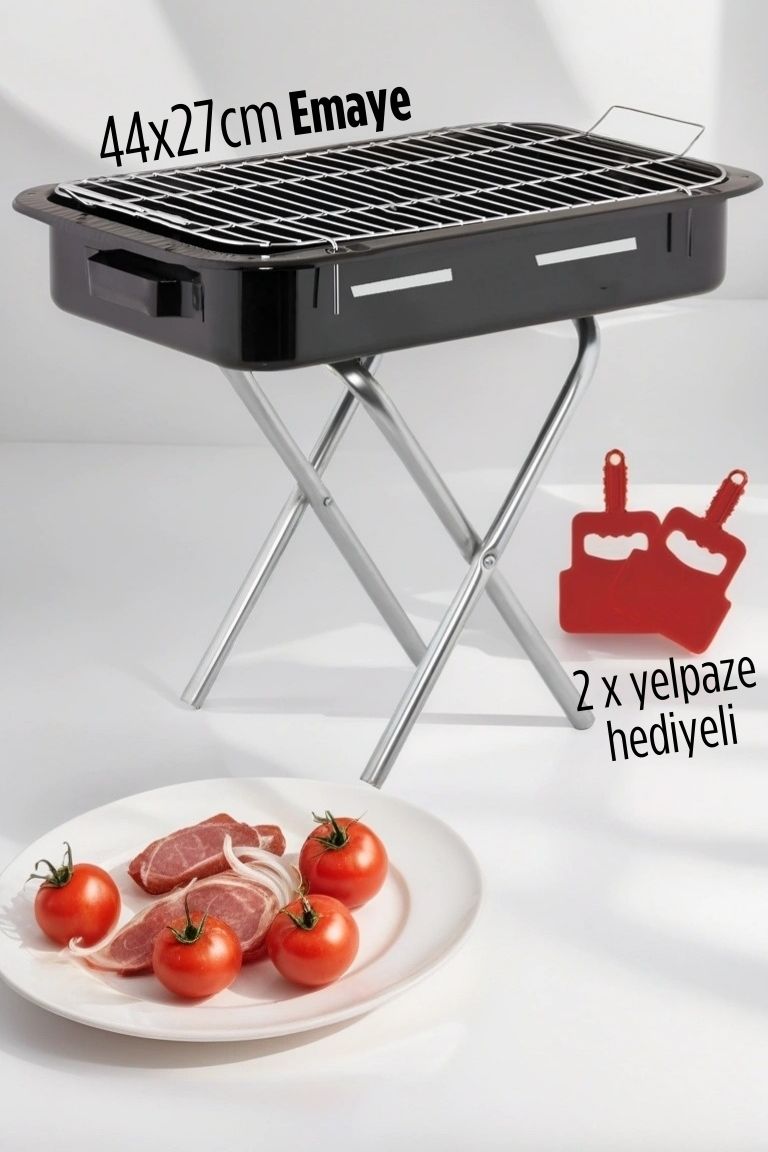 TransForMacion Emaye Mangal Katlanır Ayaklı NO:1 44 X 27 cm 720230