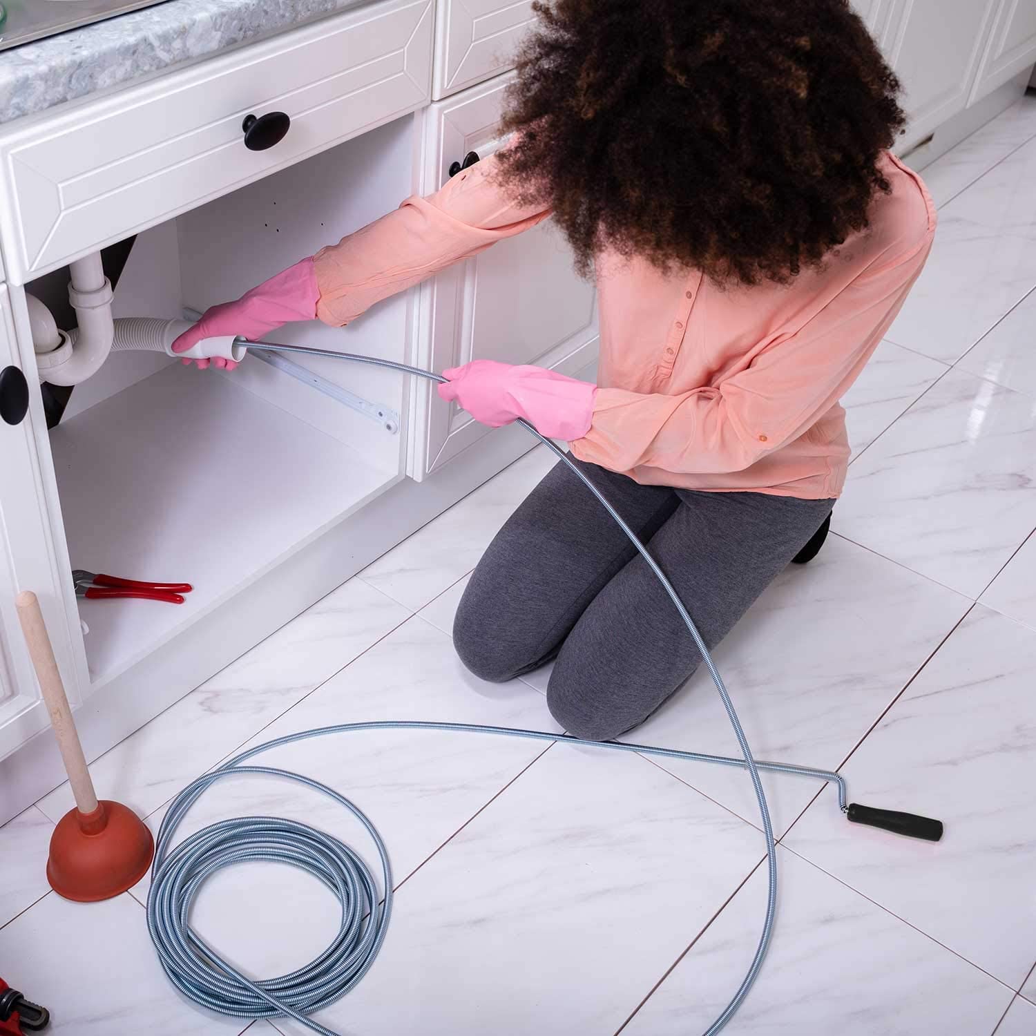 Profesyonel Gider Açıcı Spiral Çelik 3 Metre 723030