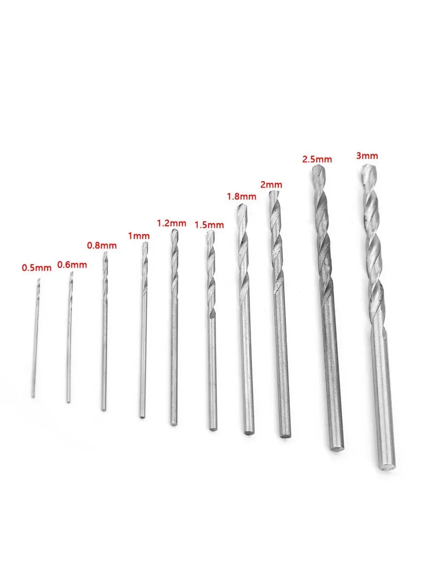 Maximilian Voss Serisi | 10'lu HSS Titanyum Alaşım Mikro Matkap Ucu Seti 723036