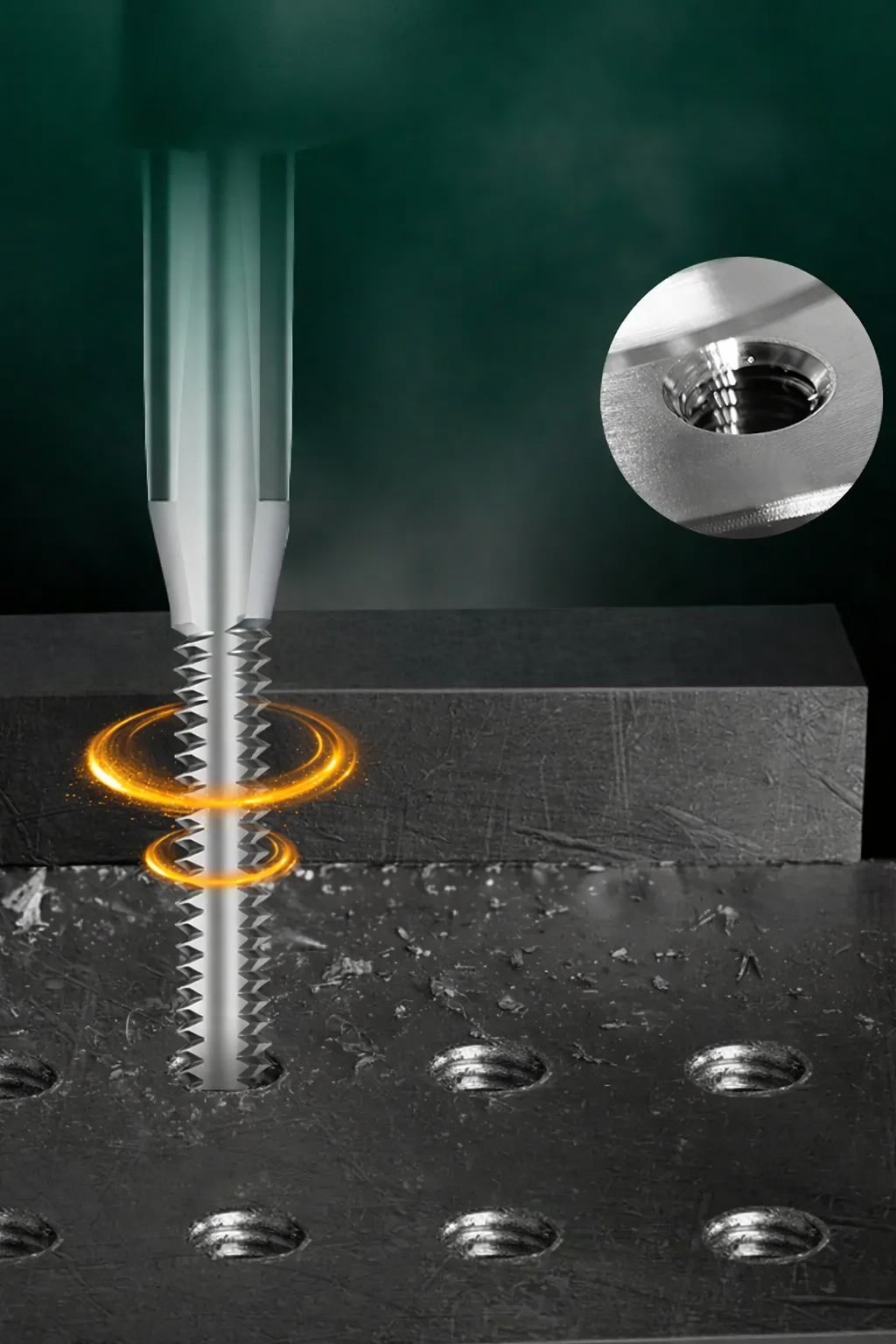 Dieter Wolff Serisi | 10'lu HSS Kobalt Mikro Kılavuz Seti (M1-M3.5) 723037