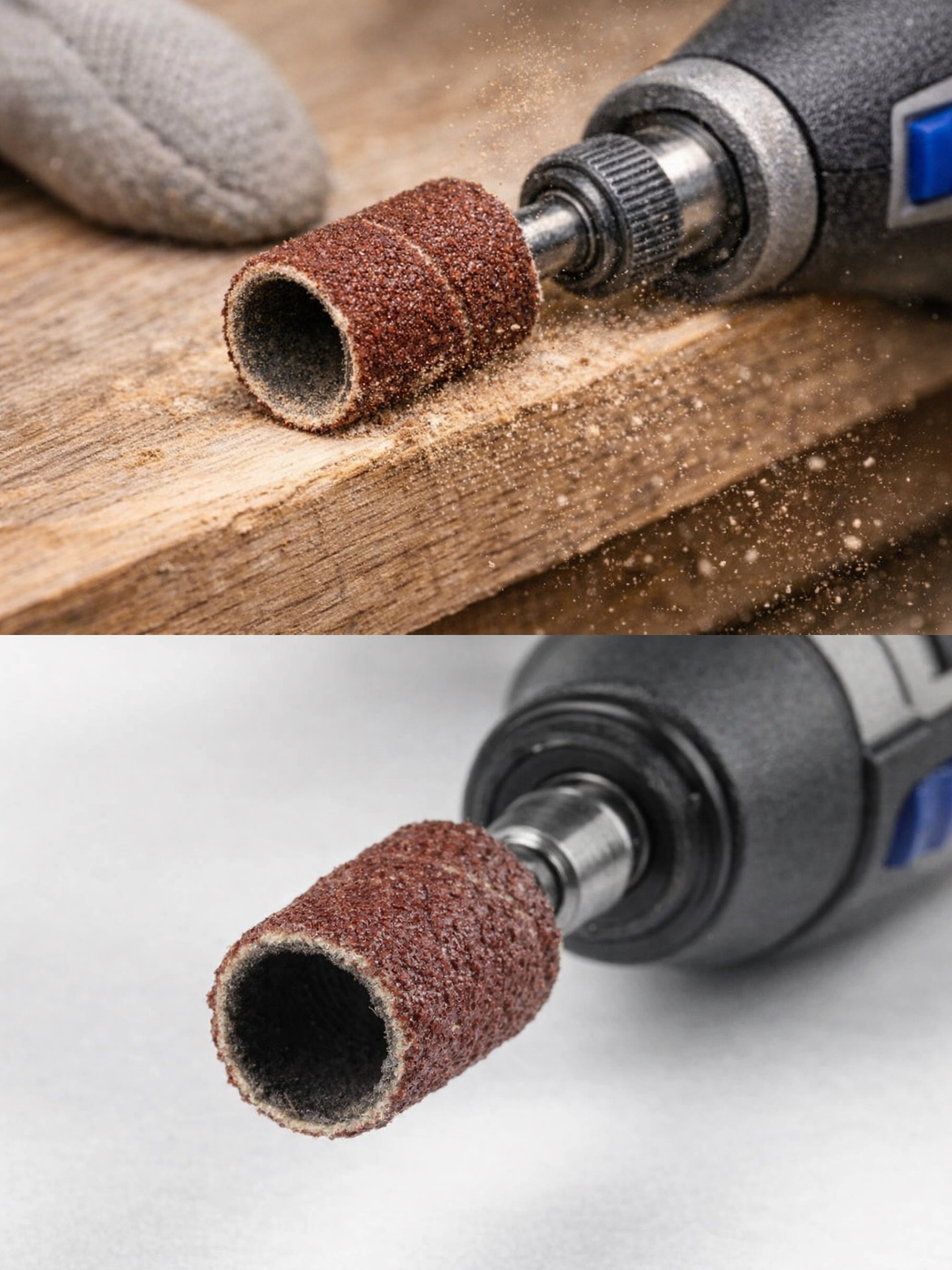 100 Adet 6.4mm Yüzük Zımpara Seti | Detay İşleme & Çapak Alma 723048