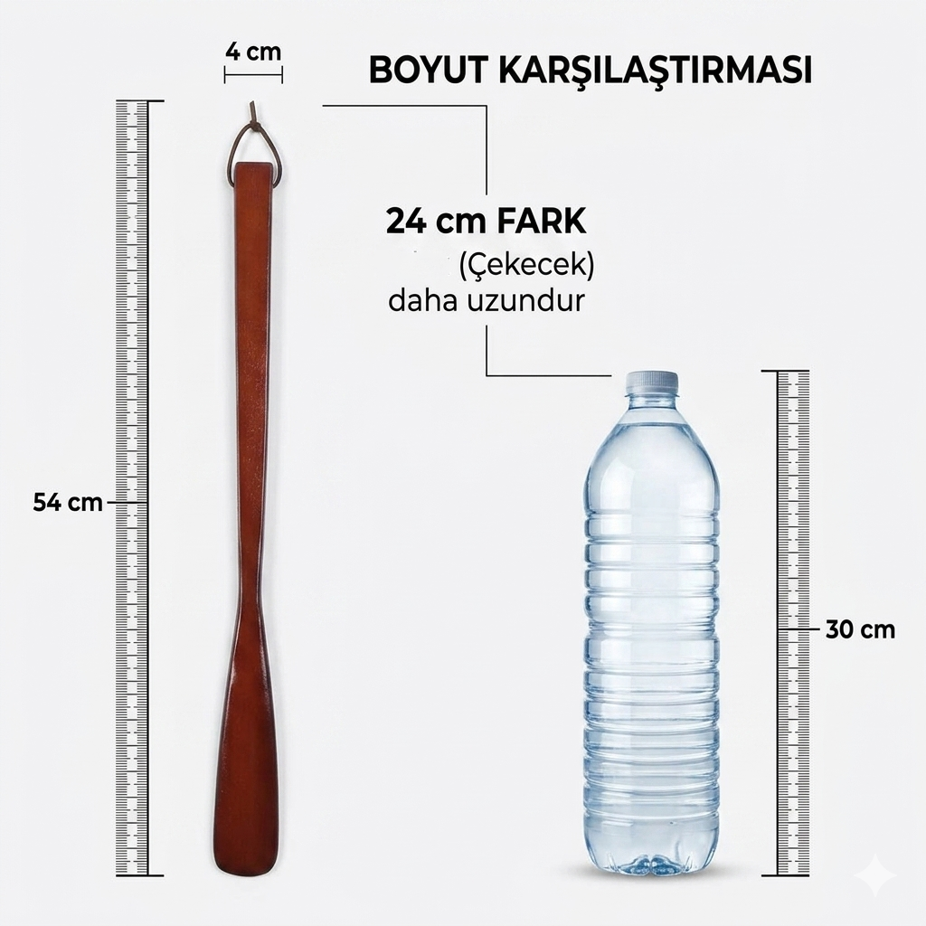  54 cm Masif Ahşap El Yapımı Çekecek - Ustalık Gerektiren Zarafet 723057