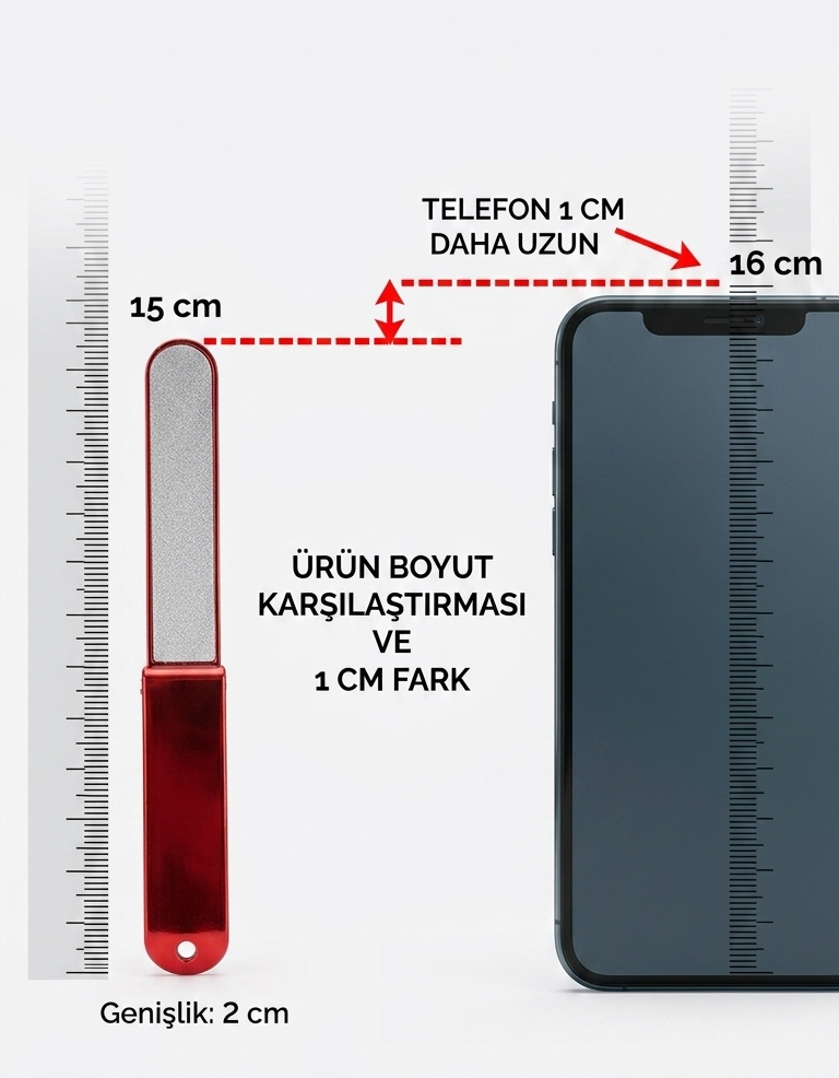 2'li Lazer Kesim Çelik Törpü - Ömürlük Manikür Sanatı Soligen Professional 723060
