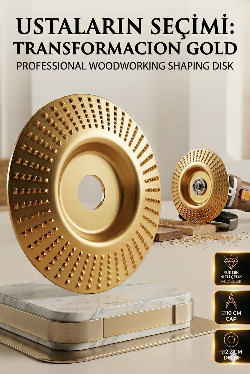 Oval Tip Bombeli Ahşap Törpü Diski  100mm | Tungsten Karbür 723063