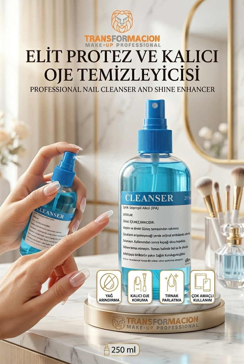 Cleanser Tırnak Temizleyici & Yağ Sökücü Parlatıcı IPA Sprey 723070
