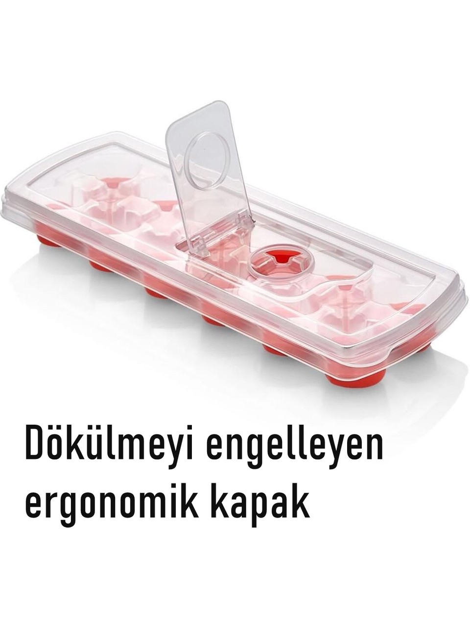 Buz Kalıbı - Bas-Bırak Kapaklı Silikon Buz Kalıbı 720630
