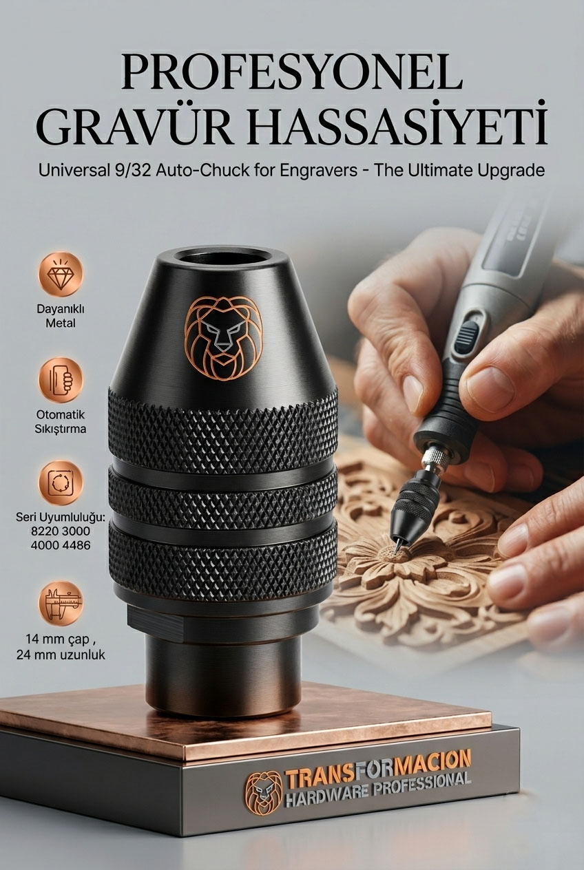 9/32 Otomatik Gravür Makinesi Mandren  8220 3000 4000 4486 Penset 723041