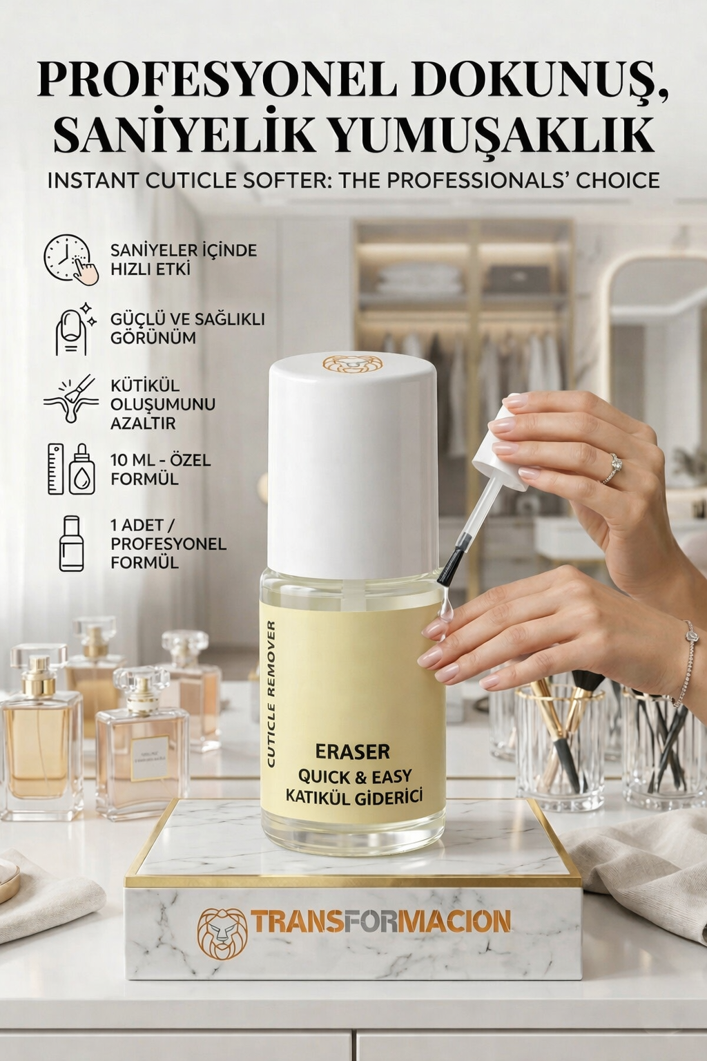 Profesyonel Kütikül Giderici Manikür Öncesi Hızlı Tırnak Eti Yumuşatıcı Jel 10ml 723073