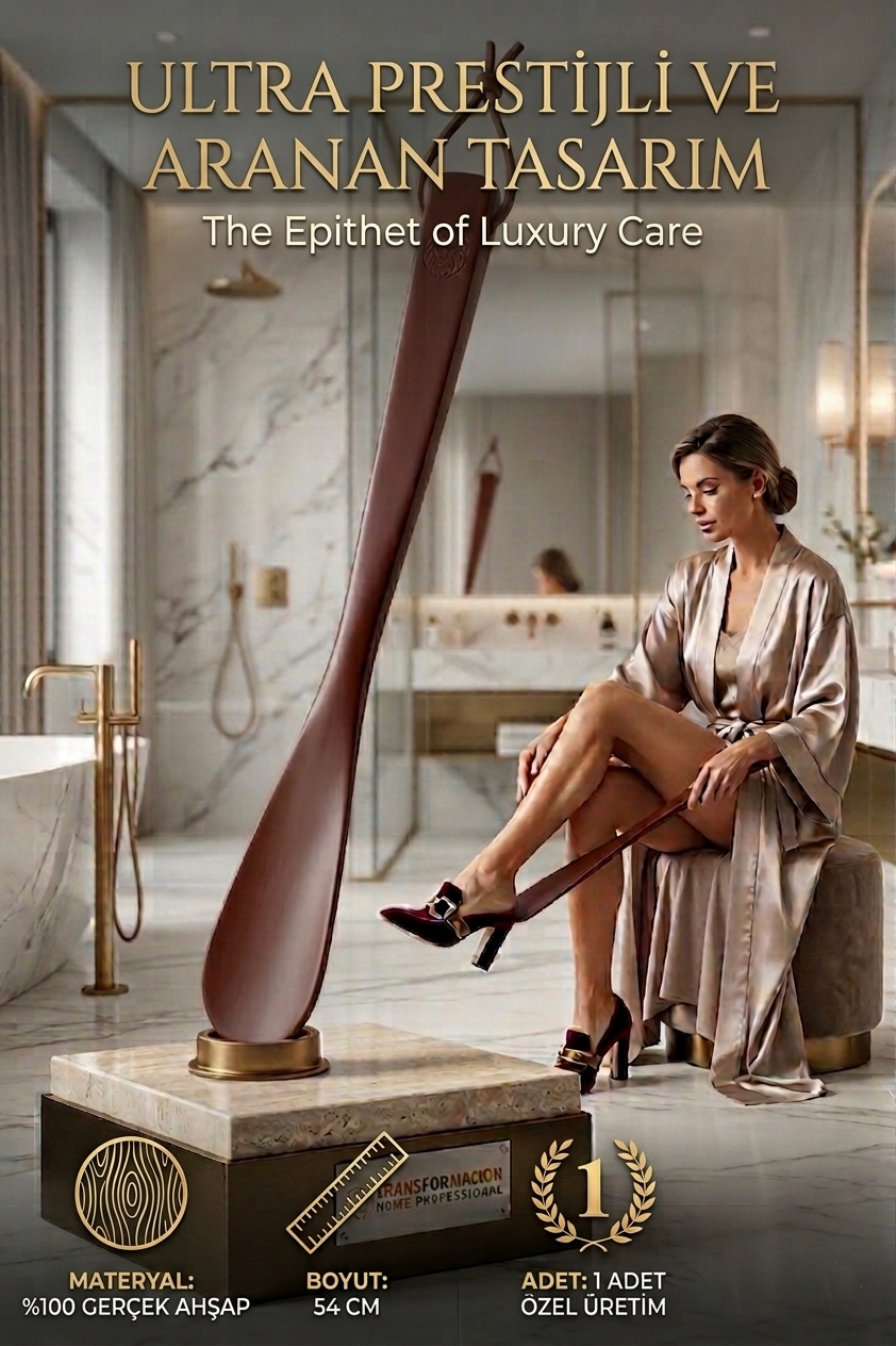  54 cm Masif Ahşap El Yapımı Çekecek - Ustalık Gerektiren Zarafet 723057