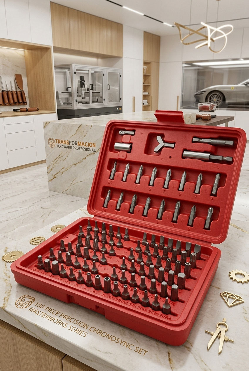 100 Parça Profesyonel CR-V Bits Uç Tornavida Seti 723005