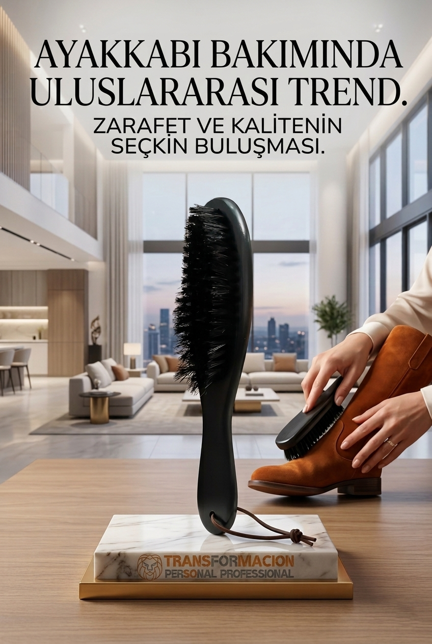 Siyah Ahşap Süet Nubuk Ayakkabı Temizleme Fırçası 722946