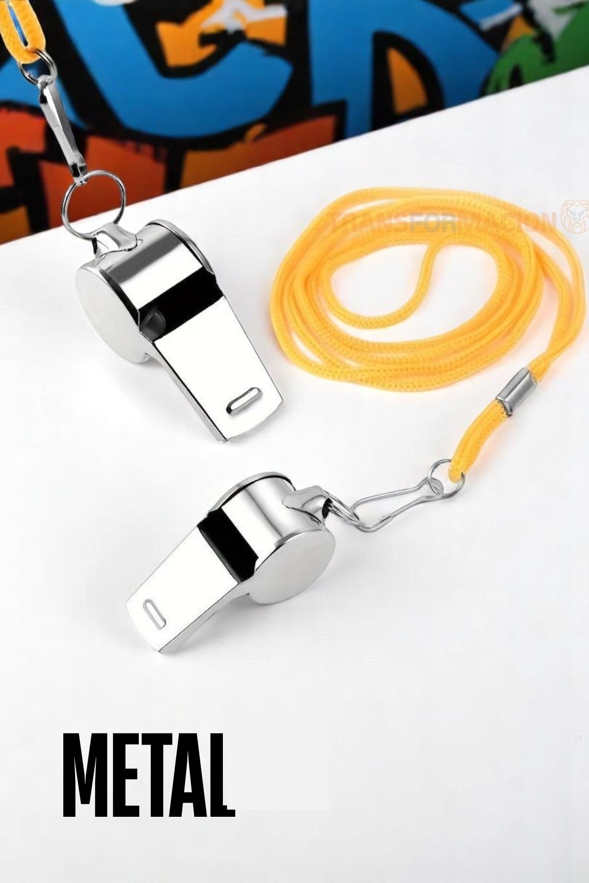 Metal Düdük - Spor Düdüğü - Hakem Düdüğü Metal Deprem Düdüğü  715684