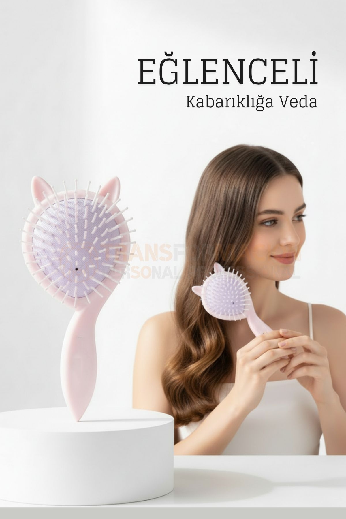 Doğal Antistatik Hava Yastıklı Saç Fırçası - Dolaşık Saç Açıcı Tarak 722385