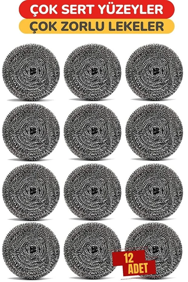 Transformacion Çelik Bulaşık Ovalama Teli 12 Adet 718362