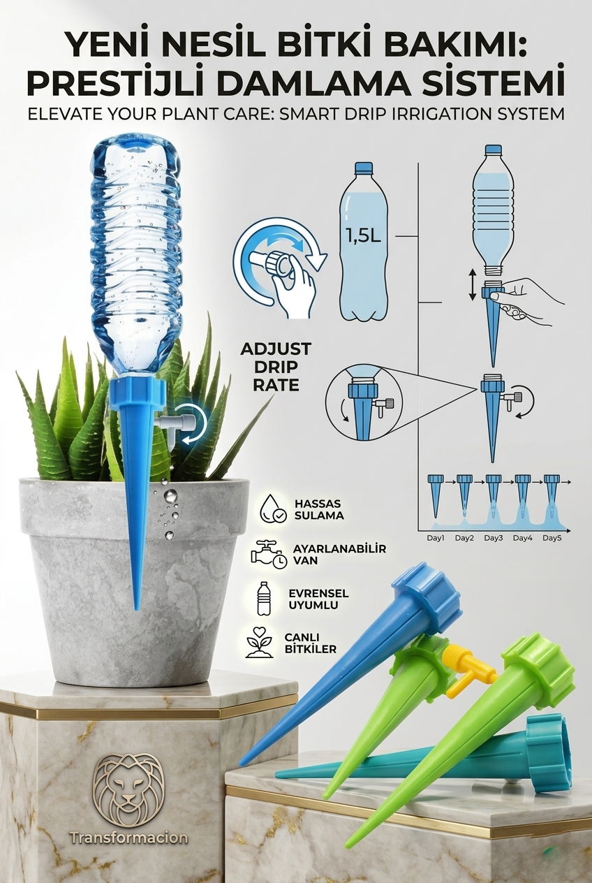 Çiçek Damlama Sulama Aparatı 4 Adet 720606