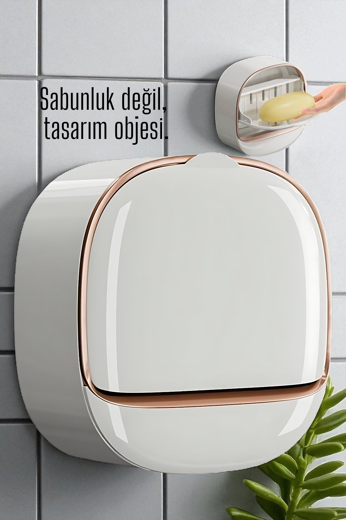 Tasarım Obje Sabunluk - Kendinden Yapışkanlı Sabunluk 722140