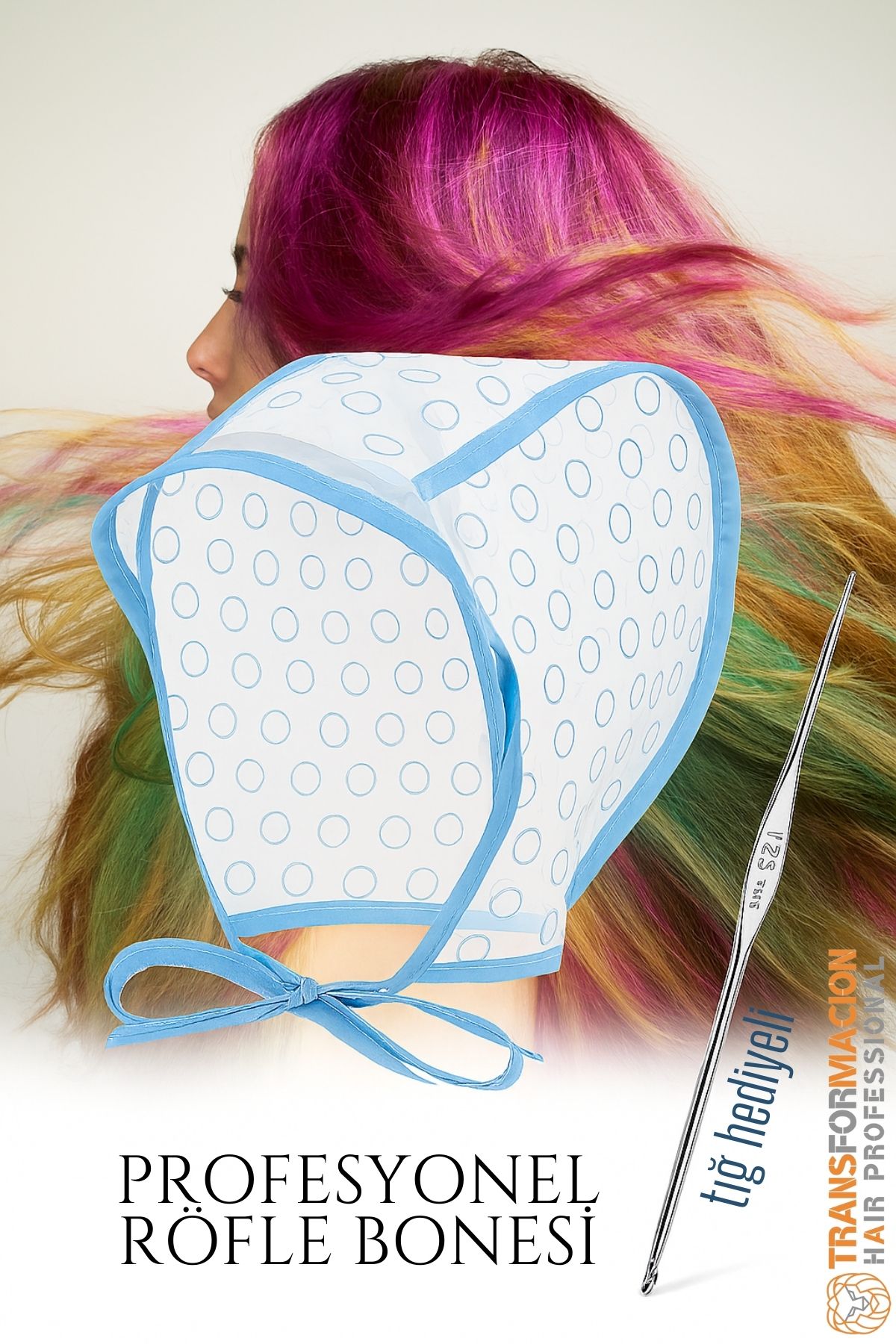 Röfle Bonesi ve Tığ Seti – Boya Tutmaz - Profesyonel Saç Açma Aparatı 722071