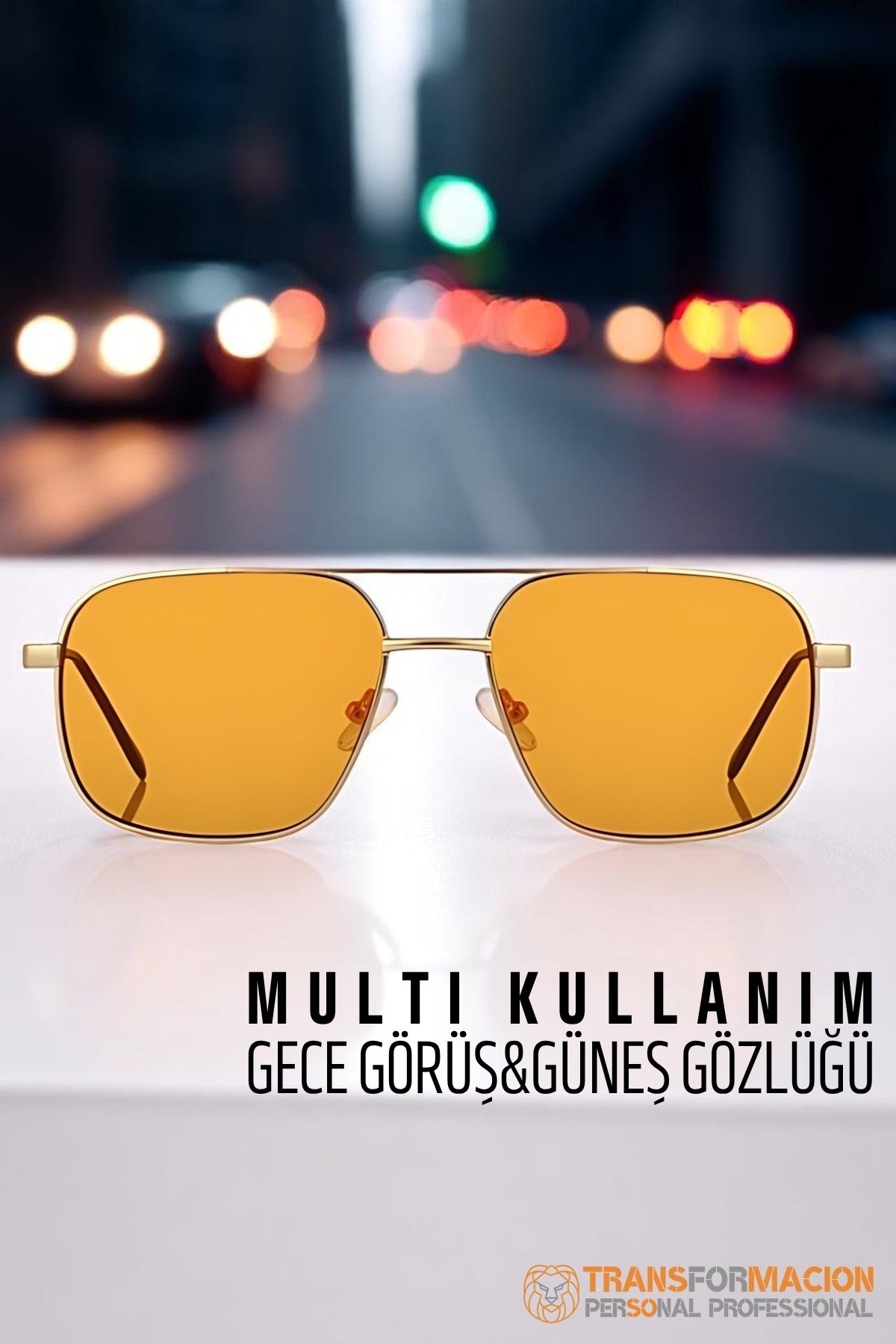 Gece Sürüş Görüş Parlama Önleyici Gece Gözlüğü Sis Far Işık Önleyici Anti-Fog Gözlük 721853