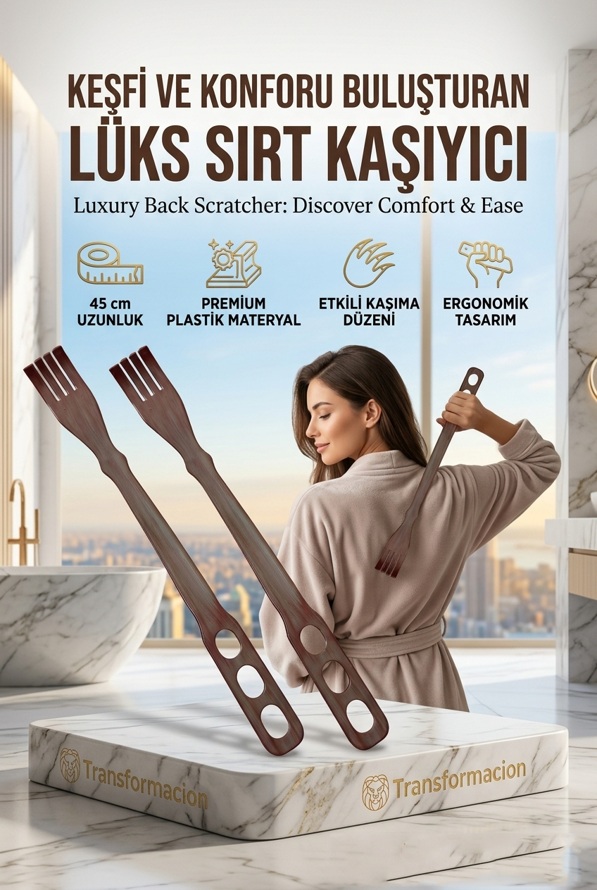 Sırt Kaşıma Aparatı - Plastik Sırt Kaşıyıcı 2 li set 721766