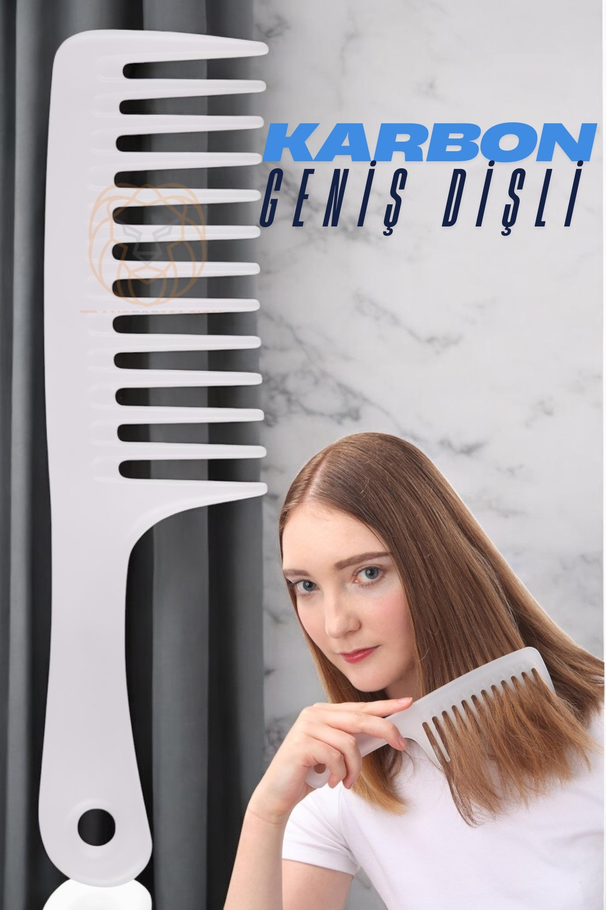 Geniş Dişli Masaj Etkili Saç Açma Tarağı 721394