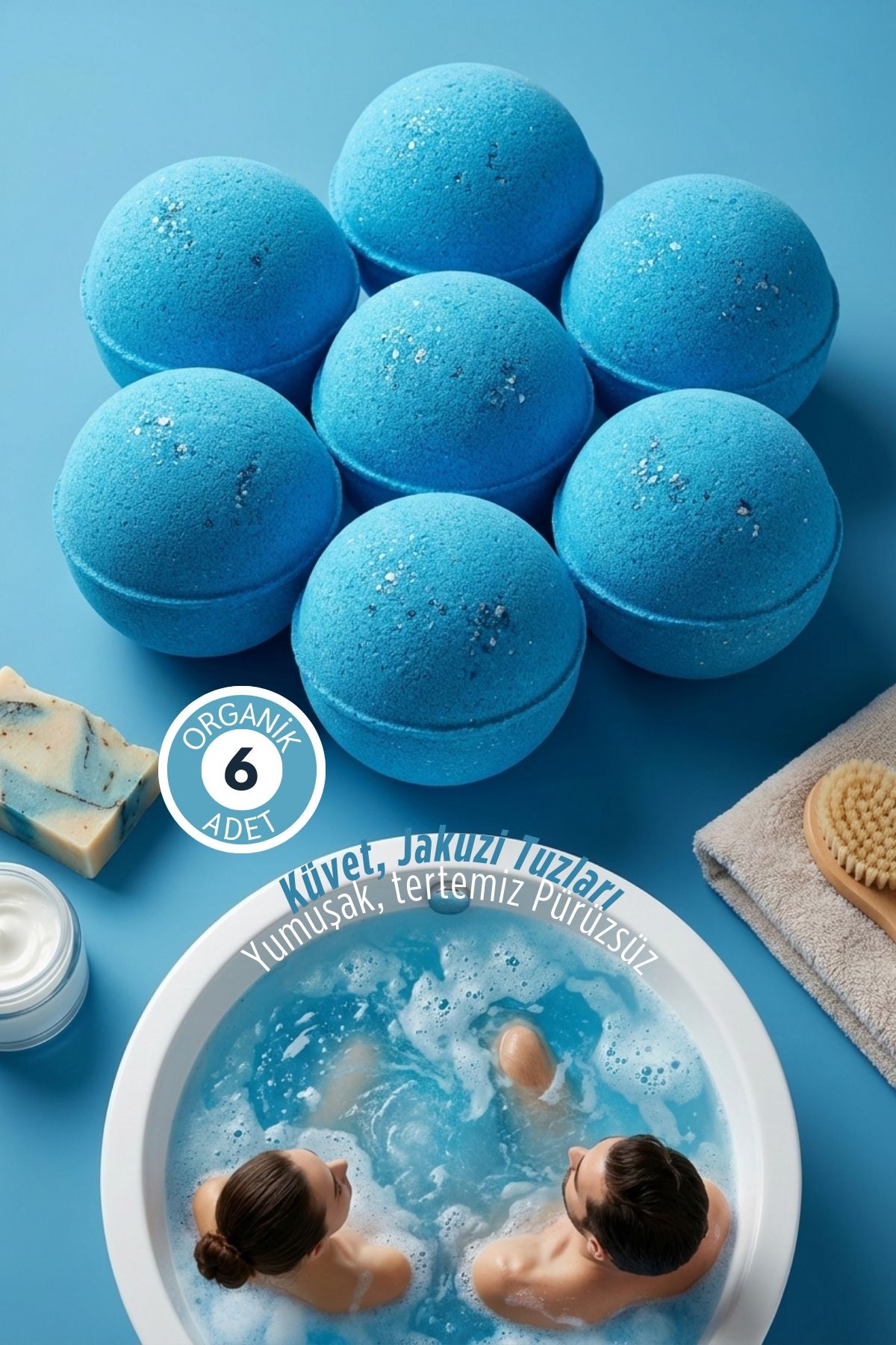 Banyo Bombası Jakuzi Küvet Banyo Bombası Topu 6 adet 300 Gr 721280