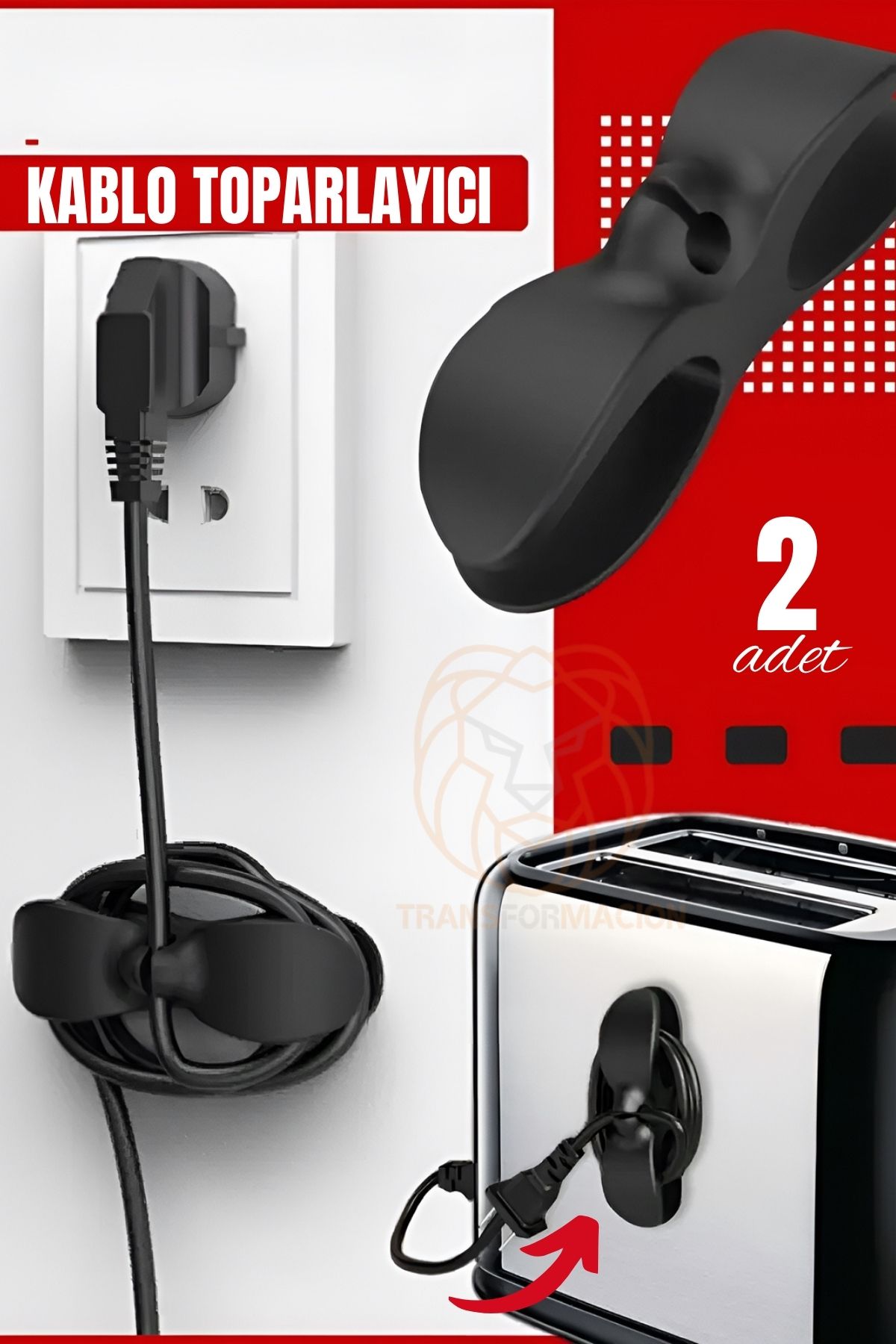 Kablo Sarma Aparatı Airfryer Tost Makina Kablo Toparlama 721162 