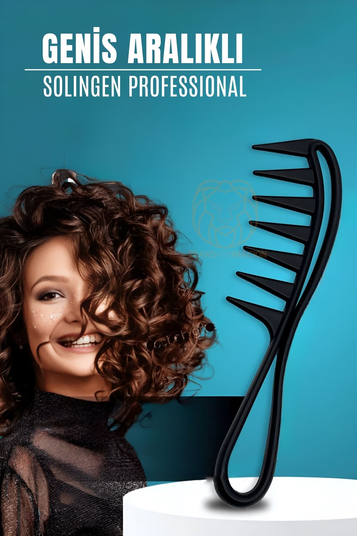 Geniş Dişli Stil Tarağı Karbon Solingen Professional 721103