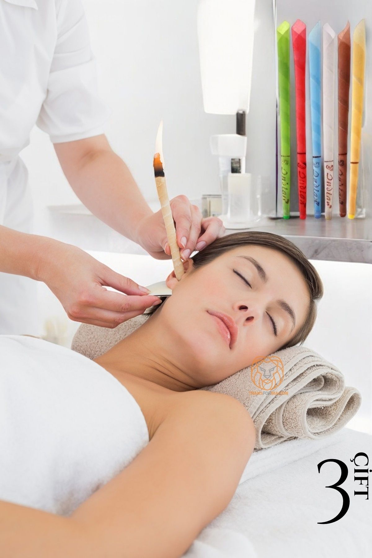 Kulak Temizlik Mumu 3 ÇİFT Liza Bataieva Design 718547