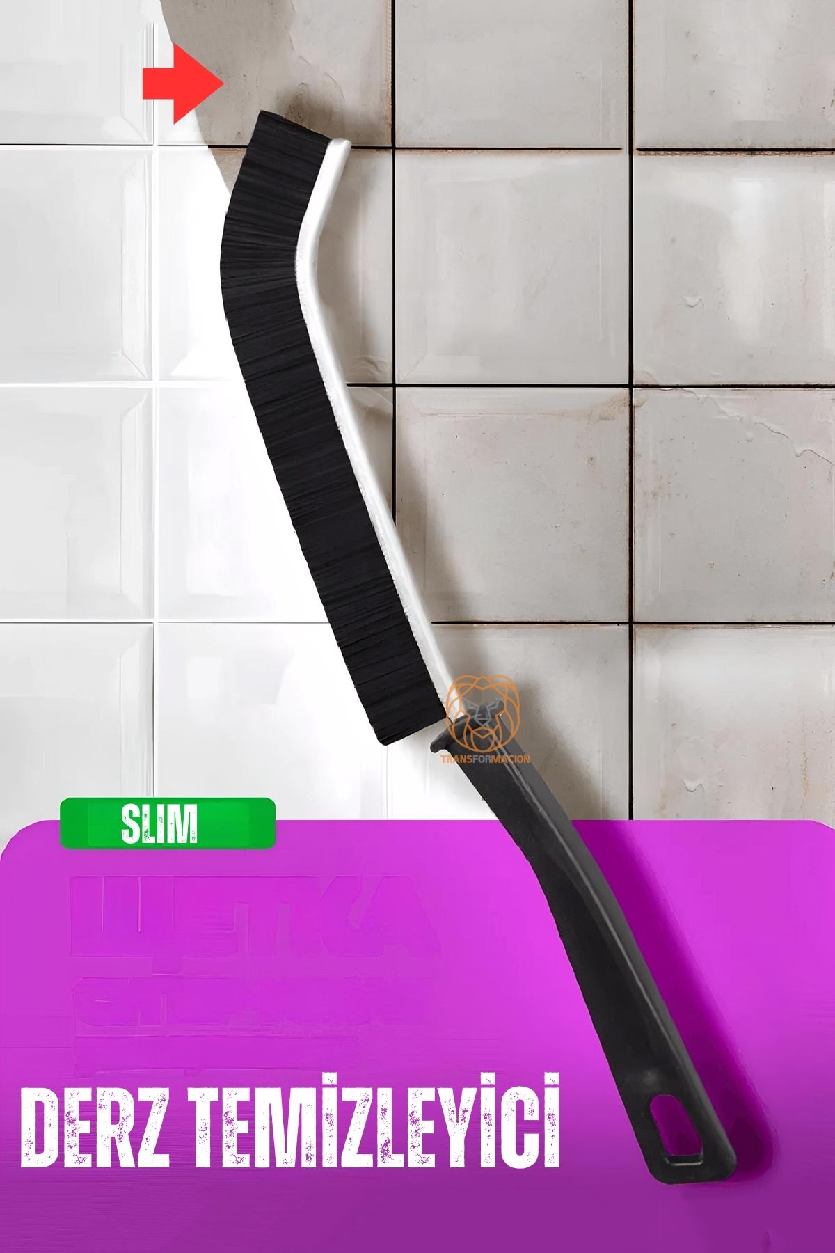 Derz Fırçası Slim Çok Dar Bölge Fırçası 720798 