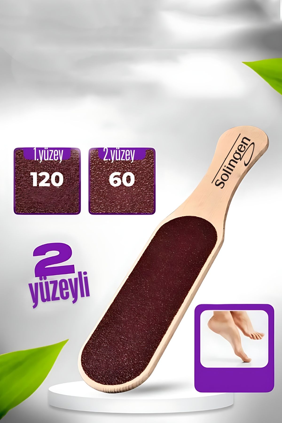 TransForMacion Peeling Topuk Törpüsü 2 Taraflı Solingen Professional 720646