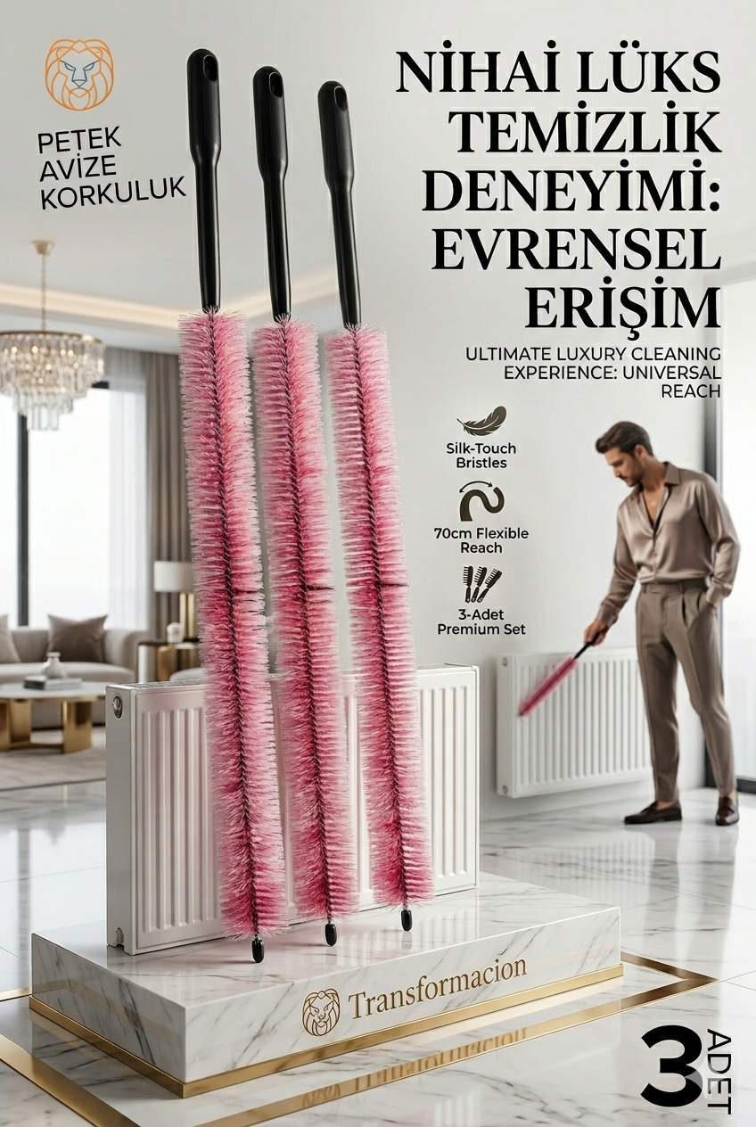 Kalorifer Petek Temizleme Fırçası 3 ADET 719753