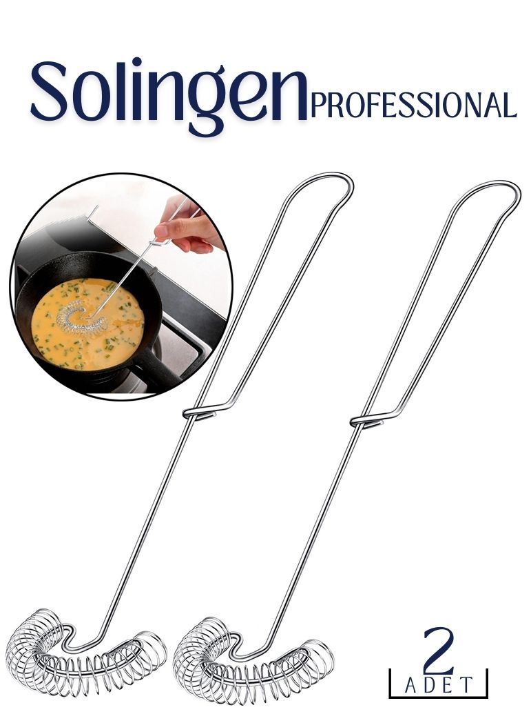 Çelik Spiral Çırpıcı 2 ADET Solingen Professional 718583