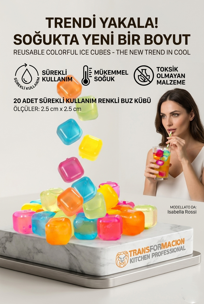 Buz Küpü Sürekli Kullanım 20 ADET Nordgröna 718112