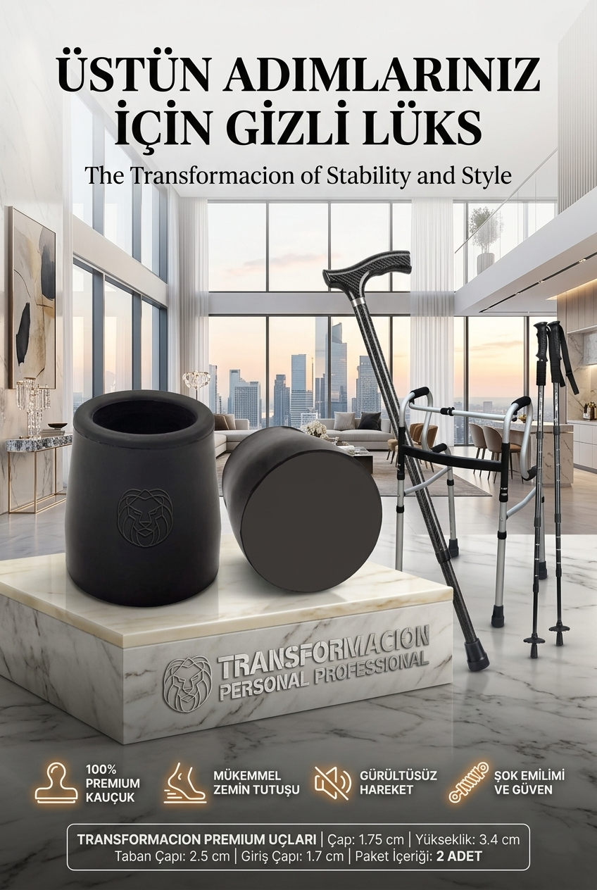 Baston Yürüteç Değnek Treking Ucu 1.75 Cm Çap 715990