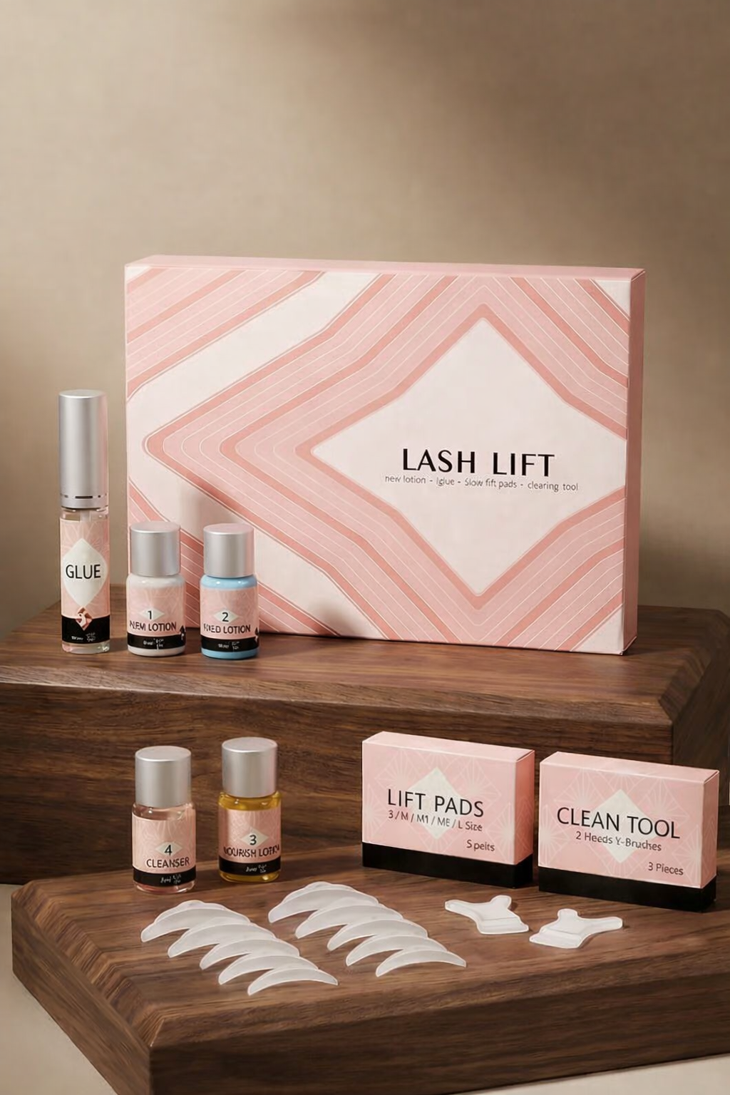 Lash Lift & Kirpik Lifting Seti - 5-8 Dakikada Hızlı ve Kalıcı Kıvrım 8 Haftaya Kadar 723076